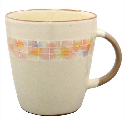 Mino Ware Mug Mosaic Pink Made In Japan 501-34