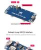 Raspberry Pi 4/Zero USB 2.0 4-Port Erweiterungsplatine mit Pin-Header-Design