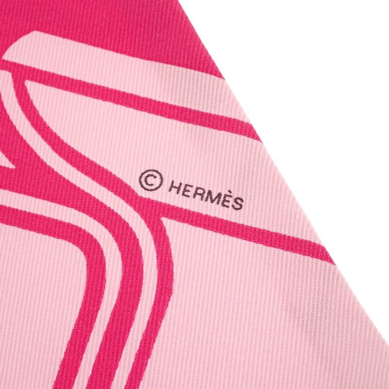 HERMES   scarf Rose Viff/Roseper silk Women