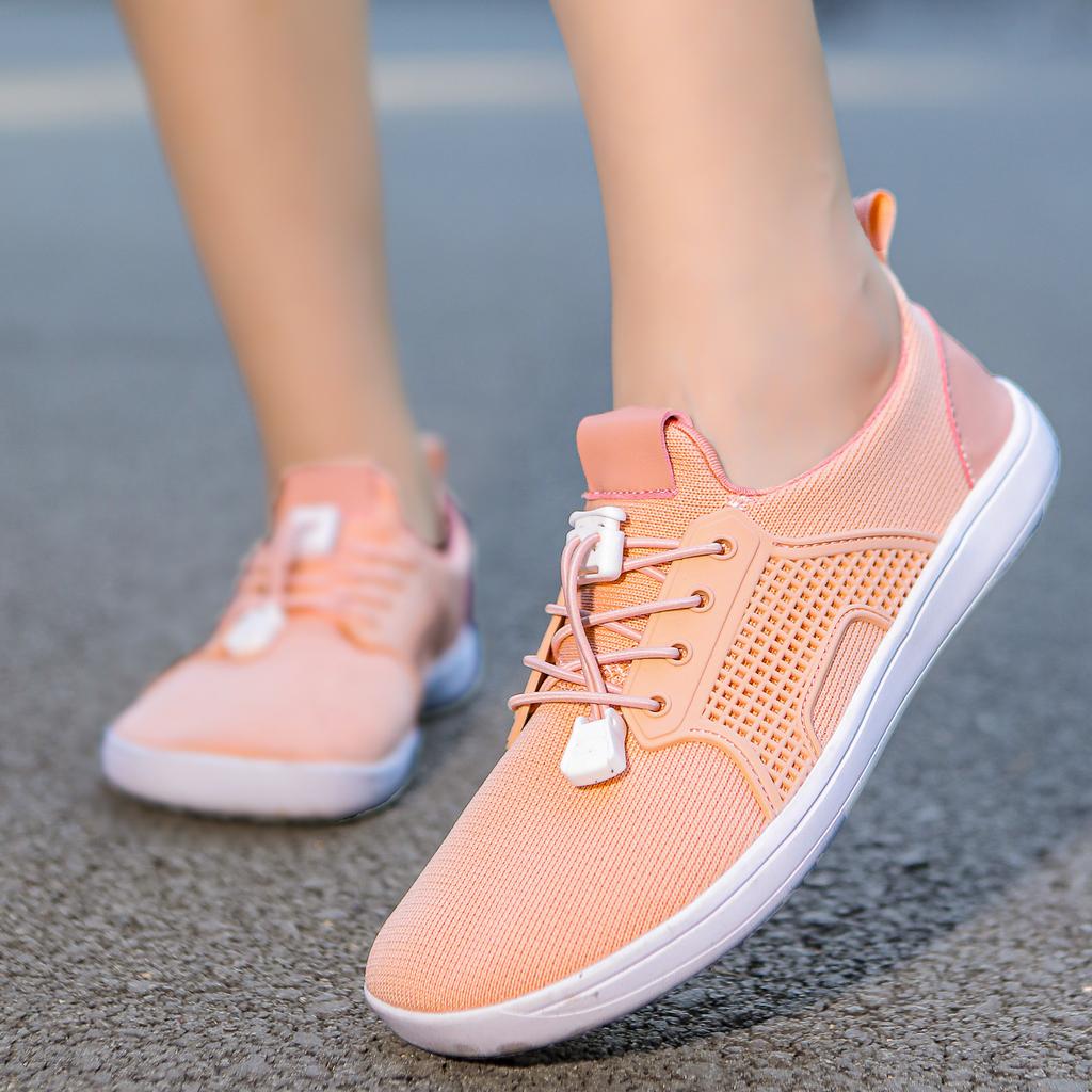 Wide Head Shoes Barefoot Shoes Casual Shoes Flying Woven Fashion Hiking Shoes Outdoor Walking Shoes Couple Indoor Fitness Shoes