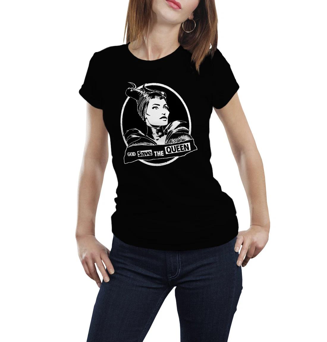 Malevolent tshirt angelina jolie witch sex pistols god save the queen XXXXL