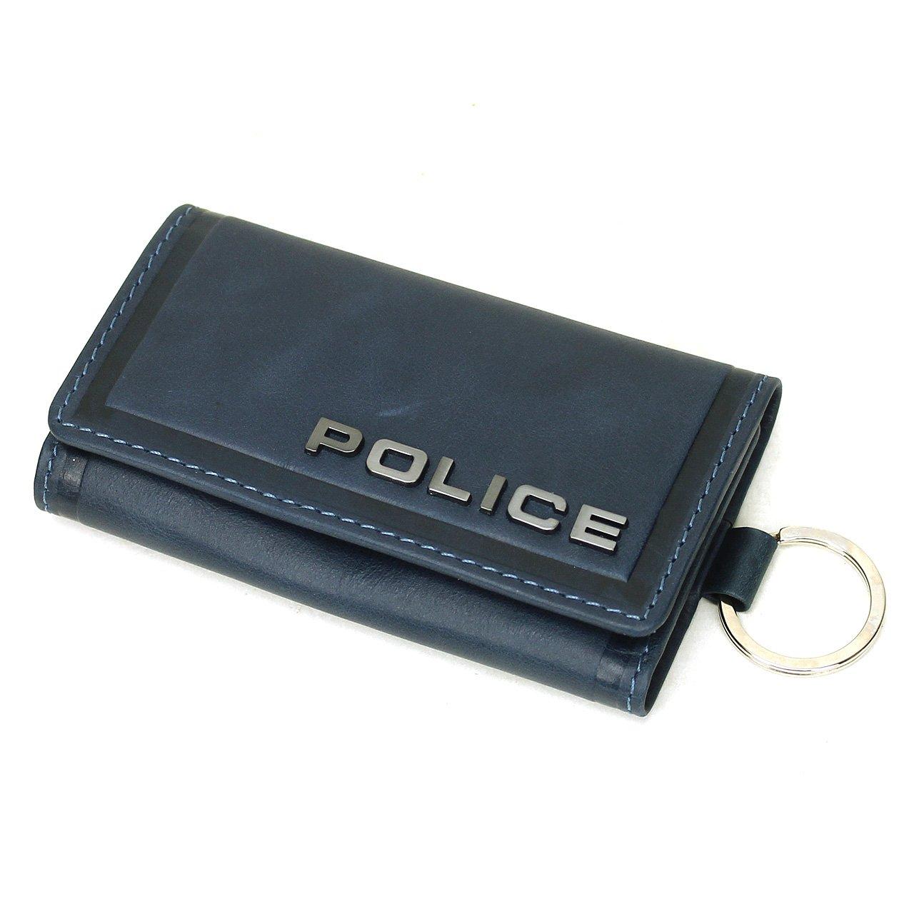 

Key case with 6 key rings Edge Navy 50 [Police] PA-58003 Темно-синій