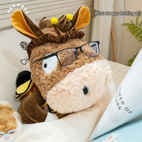 Kreatives Bienen-Eselchen zum Fliegenden Pony Plüschtier: Schreibtisch-Begleiter & Geburtstagsgeschenk für Kinder