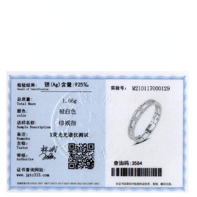 Tancise Classic 925 Sterling Silver Zirkónový prsteň Dámske šperky Svadobný darček na párty