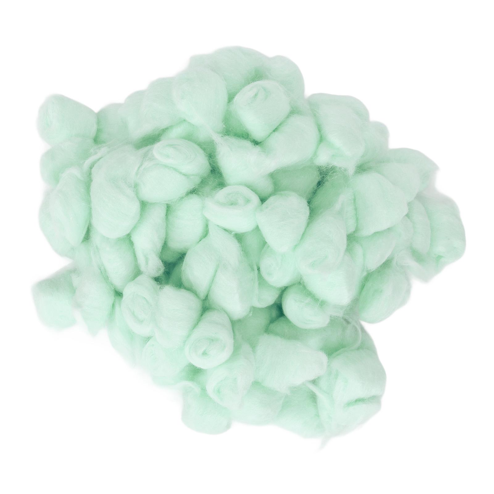 Hamster Cotton Ball Winter Warm Soft Small Animal Bedding Cotton Ball for Hamster Syrian Hamster Chinchilla Green