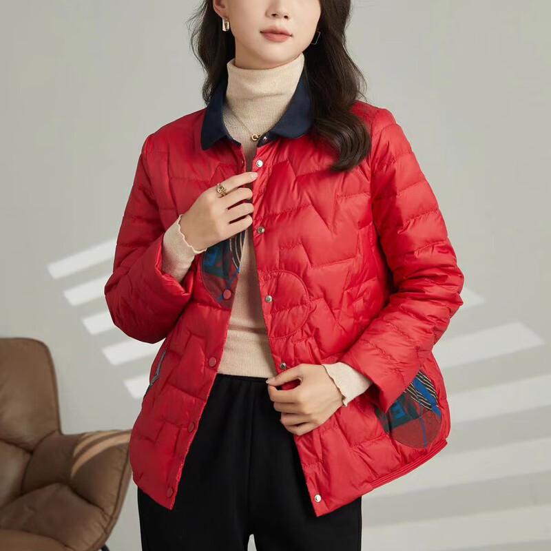 

Женская короткая куртка Jianhu из белого утиного пуха для зимы 2XL