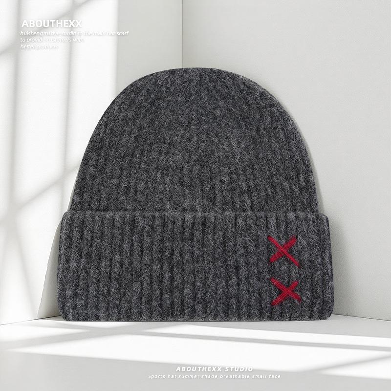 

New Thickened Warm Hat for Women s Ear Protection and Cold Protection Knitted Wool Hat Riding Versatile Pullover Cold Hat M（56-60cm）