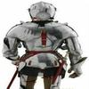 Medieval Silver Gothic Wearable Knight Suit of Armor Crusader Full Body Costume Steel Full Suit Of Armor Warrior Home Decor