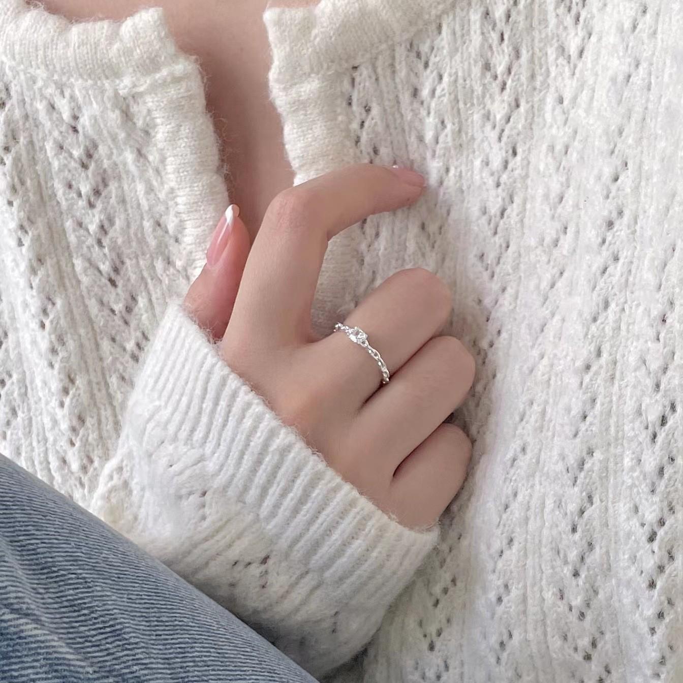 Versatile Women’s Creative Hollow Chain Adjustable Ring Adjustable Open