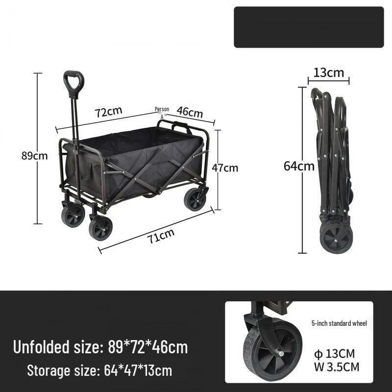 ZISIZ Folding Utility Cart