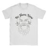 Be Here Now Ram Dass Maglietta in Cotone per Unisex Estate Magliette Divertenti Girocollo Maglietta Originale Taglia Grande Top con Fantasia