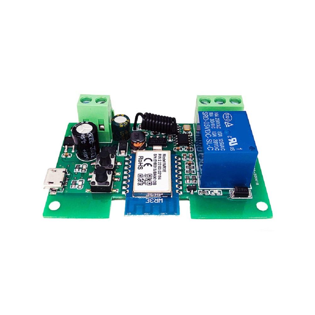 Self-Locking Relay WiFi Smart Switch Dual Power Input AC 85-250V Input Max Current 10A Wifi Wireless Smart Switch