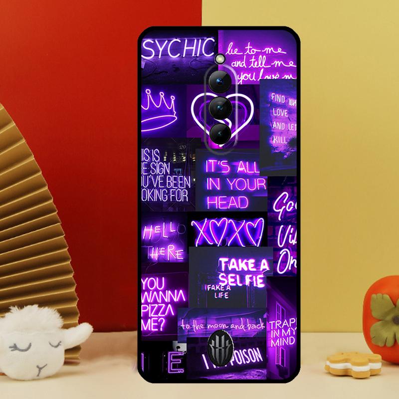 Lila Ästhetik Hülle Für Nubia Red Magic 10 8 9 Pro Plus 6 7 6S 7S Pro 5G 6R RedMagic 9S 8S Pro Plus Abdeckung