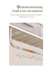 Wall-Mounted Multi-Layer Bathroom Rack for Storage and Organization