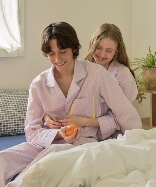 

[ULLALA PAJAMAS] Мужской пижамный комплект Riley с длинным рукавом (40 штук) [Отправлено из Кореи] 100% Оригинал Free