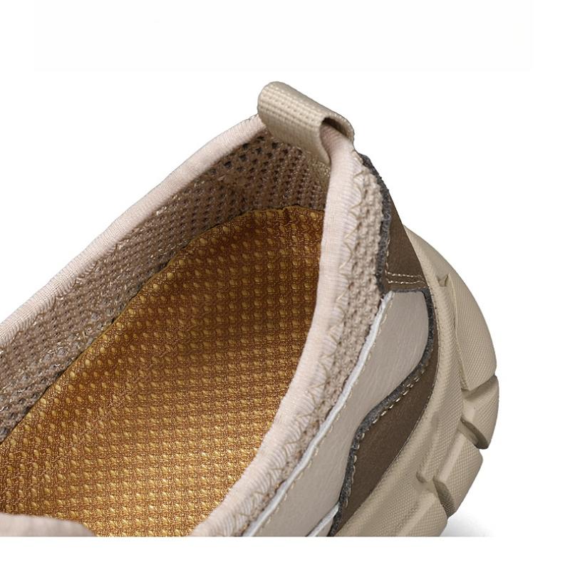 Retro-Stil Herren Outdoor Wanderschuhe Robuste wasserdichte Trekking Sneakers Rutschfeste Sohle Turnschuhe Männliche Berg Reiseschuhe