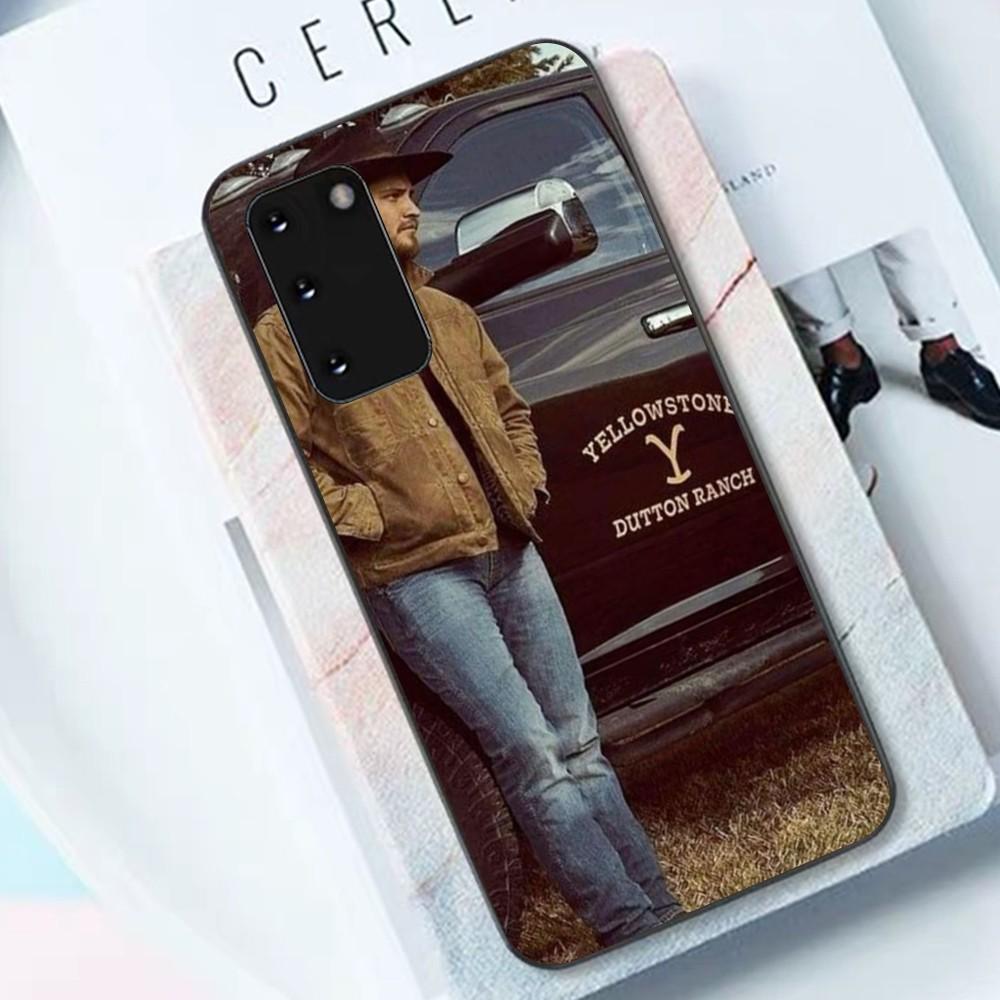 Custodia per Telefono Serie TV Americana Yellowstone Silicone PC+TPU Per Samsung S10 20 30 22 23 24 Plus Lite Ultra Cover