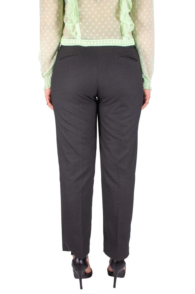Eleganckie Szerokie Spodnie Damskie Szare Wizytowe Plus Size 44 /29 Xxl