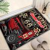 1PC Custom Name Route Full Service Theme Floor Mat Ideal for Living Room, Game Rooms, Office, Bedroom,Floor Mat Playful Design