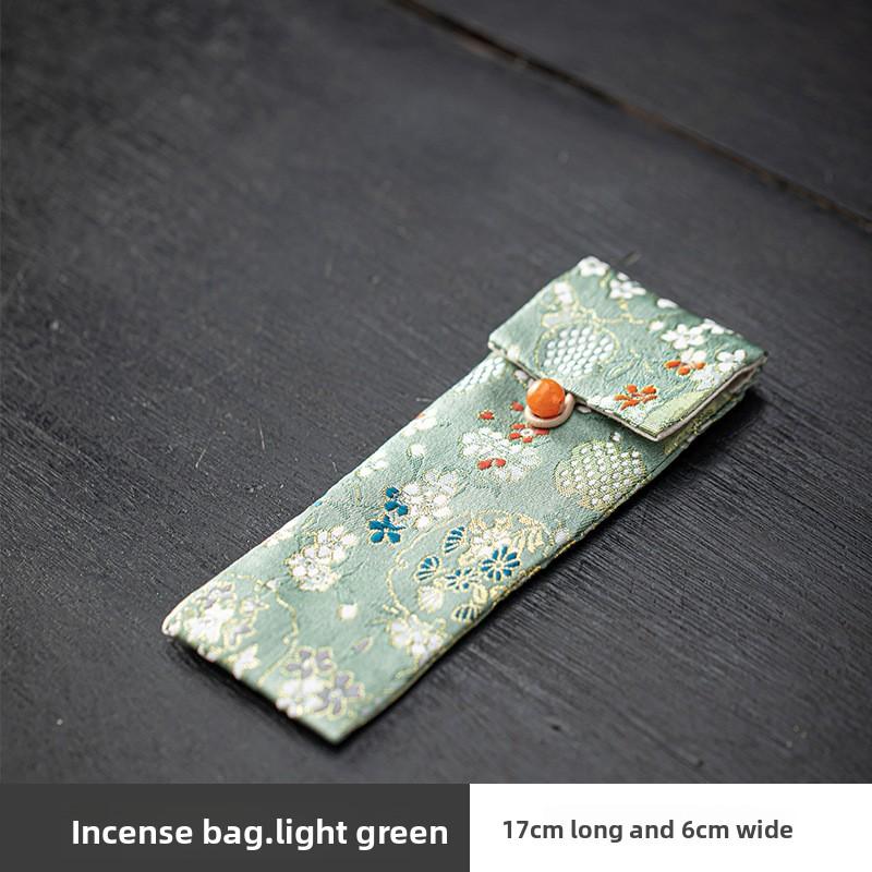 Farbe Brokat Räuchergefäß Tasche Chinesischer Stil Aufbewahrungstasche für Räuchergefäß Werkzeuge Zubehör