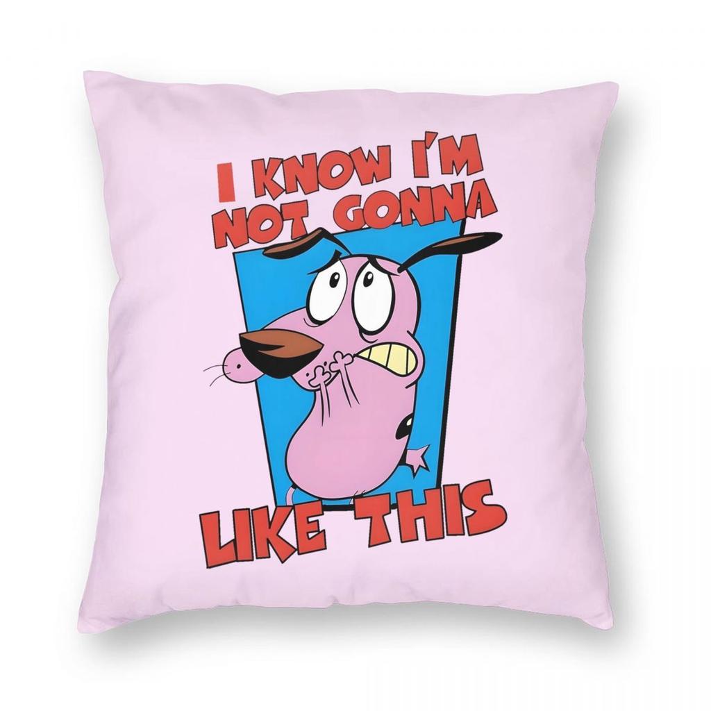 Vintage Purple Dog Day Pillowcase Printing Cushion Cover Decoration CCourages Cowardly Dog Pillow Case Cover Seater Wholesale