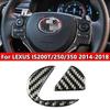 Real Carbon Fiber Steering Wheel Cover Trim Sticker For LEXUS IS200/250/350