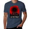 Lest We Forget Tshirt Basic Solid Tee For Daily Use Tshirt