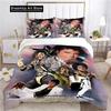 Michael J-Jackson Dekbedovertrek Dekbed Fear Beddengoedset Zachte Dekbedhoes en Kussenslopen voor Tieners Kinderen Enkel/Dubbel/Queen/King