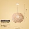 Creative Bamboo & Rattan Pendant Light for Bedroom, Japanese Restaurant, or Teahouse