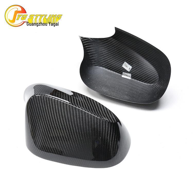 Série BM1 E87/E82/E88 120/130i Coque de Rétroviseur en Fibre de Carbone Sèche à Coller