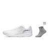 Li Ning Table Tennis Collection Abrasion Resistant Breathable Low top Table Tennis Shoes Unisex White APPU003-3