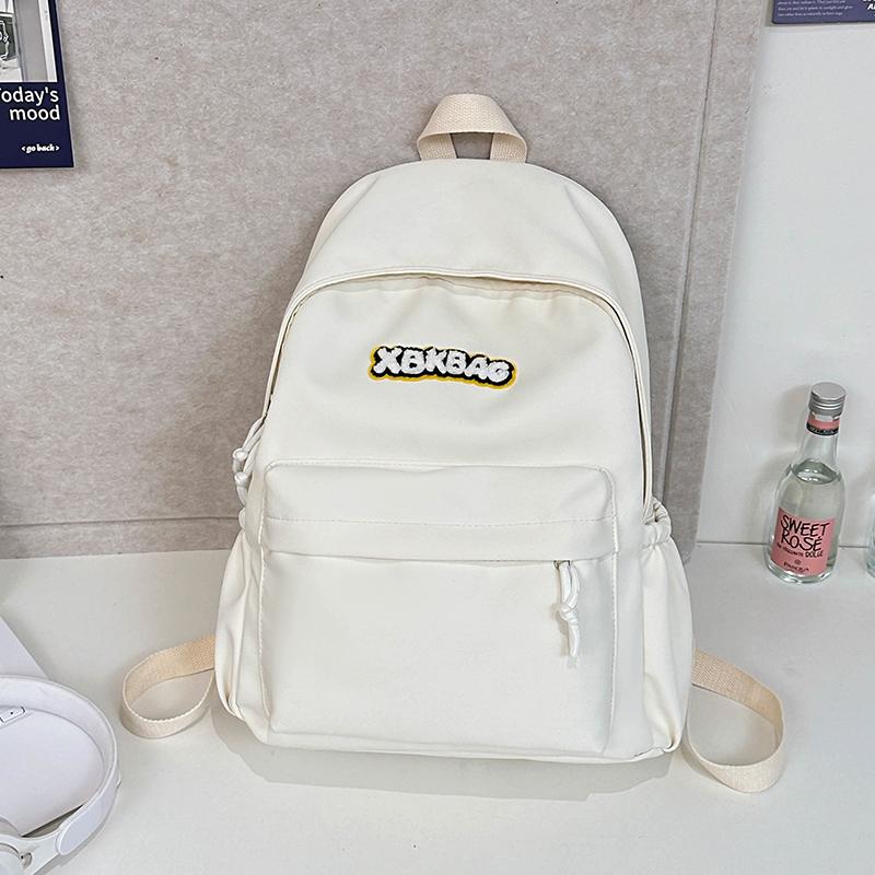 Однотонный рюкзак школьная сумка кампус рюкзак Small зелёный — фото 8