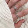 Elegant Adjustable Rainbow Ring for Women - Unique, Colorful, Minimalist Design