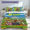 3pcs Custom Name Super Mario Bedding Set,Includes 1 Duvet Cover and 2 Pillowcases,All-season Bedroom Decor