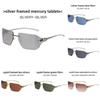 Leopard Metal Frame Sunglasses With Uv400 Protection For Fashionable Men And Women