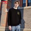Li-Ning Unisex Fleece-gefüttertes Rundhals-Sweatshirt