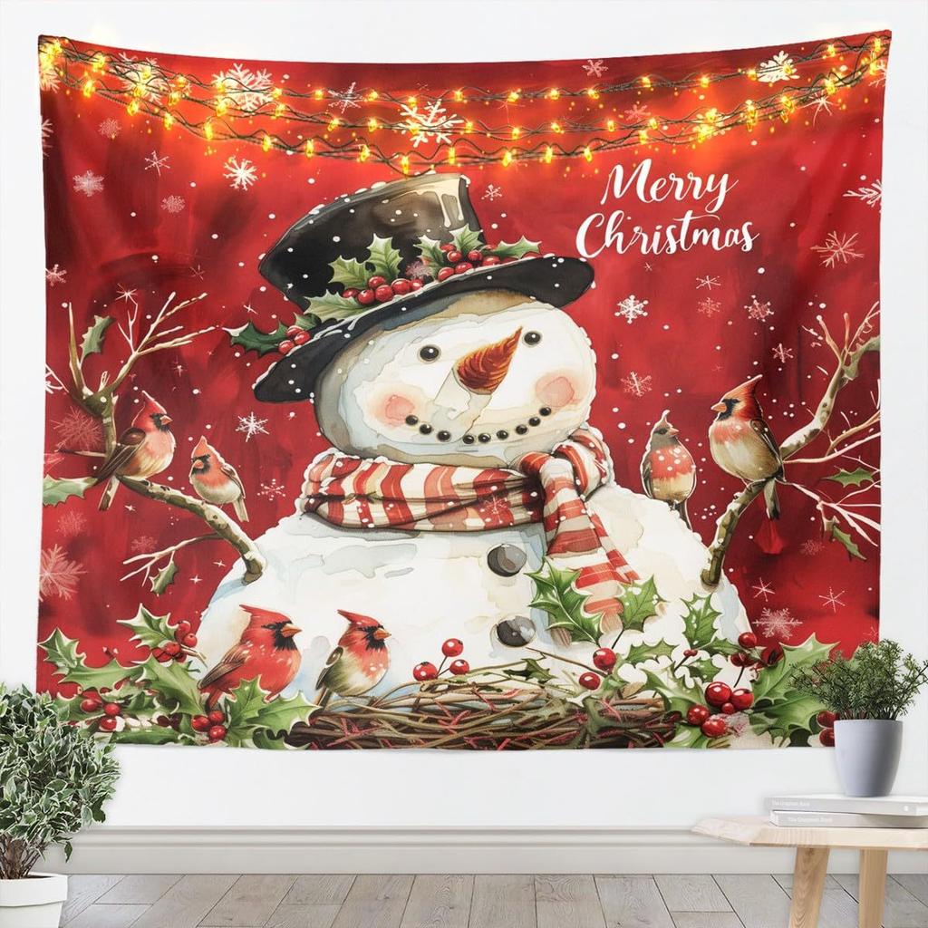 Christmas Tree Winter Santa Claus Wall Hanging Tapestry Christmas Wall Hanging Tree Wall Hanging Gorgeous Christmas Tree Fireplace Gifts