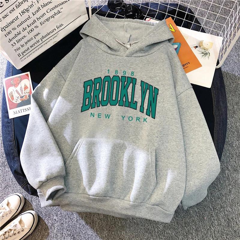 High Quality Womens Sweatshirts Letter Printing Home Casual Hoodies Sports Jogging Pullover Tops Daily Versatile Woman Clothing