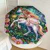 1PC Unicorn Fairy Umbrella-8-Rib Reinforced, Automatic Open, Lightweight & Durable, Fashion Accessory for Outdoor, J0394