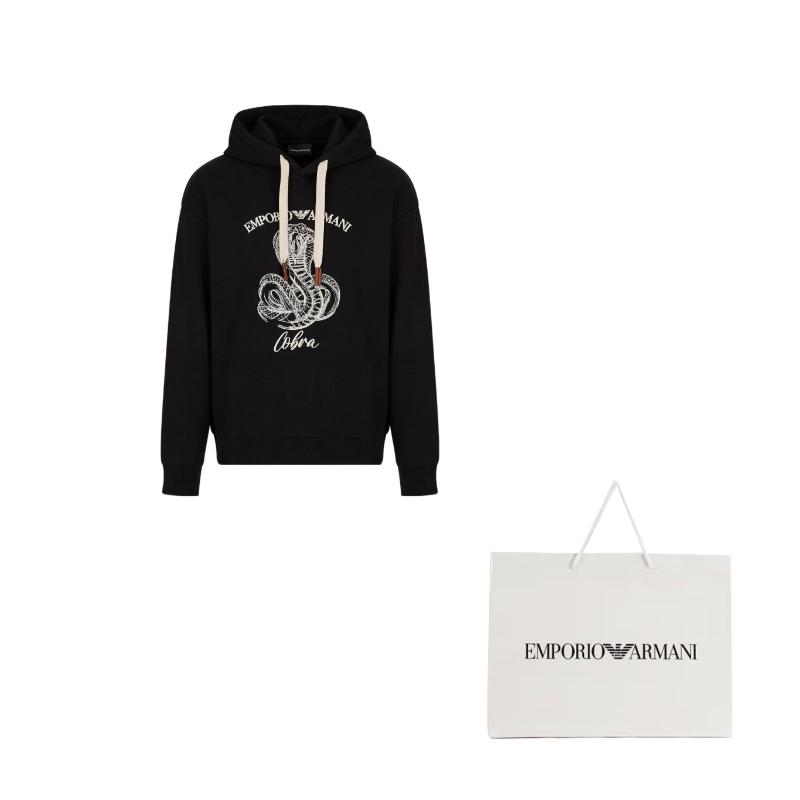 EMPORIO ARMANI Sweatshirt Men's Black 6L1MM51-JWPZ1-0999