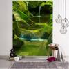 Natural landscape printed tapestry wall decoration hippie psychedelic bohemian room aesthetic art decorative hanging cloth