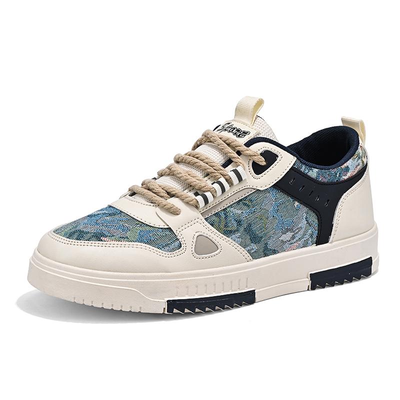 Мужские кроссовки, легкая мужская вулканизированная обувь, противоскользящая дышащая мужская трендовая повседневная обувь, модная мужская спортивная обувь 39-44 39 синий