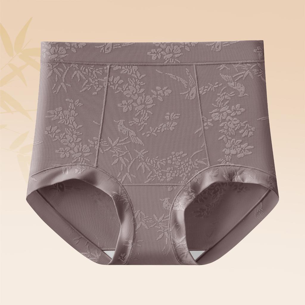 Women's Spring and Summer New Mulberry Silk 10A Antibacterial Extended Bottom Crotch Briefs
