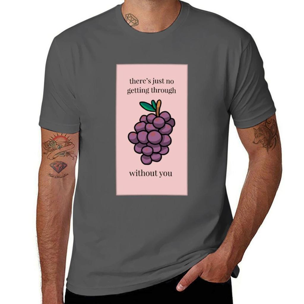 Grapejuice Harrys house no getting through without you harry styles fangirl TShirt anime t shirts oversize TShirt