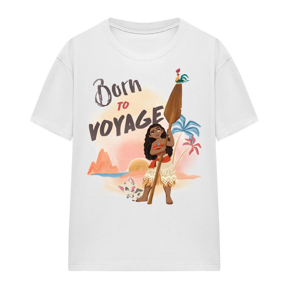 Moana Womens/Ladies Born To Voyage T-Shirt