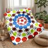 Sports Ball Pattern 7 Theme blanket Lightweight Warm Flannel Blanket Decorative Throw Blanket for Home Decoration