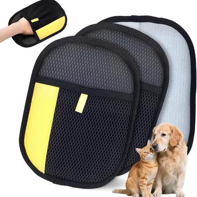 Pet Hair Removal Gloves and Brush Set for Home Cleaning