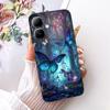 For Infinix Smart 20 X6840 X6840B Cute Flower Butterfly Cat Painted Case For Infinix Smart20 Black Silicone Soft Phone Cases