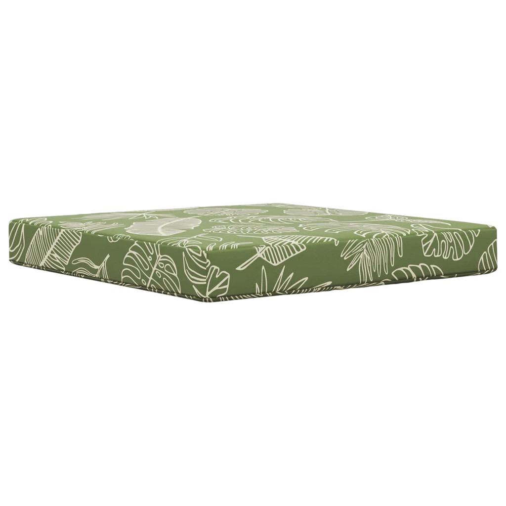 Outdoor Sofa Cushions 3 pcs Leaf Design Polyester