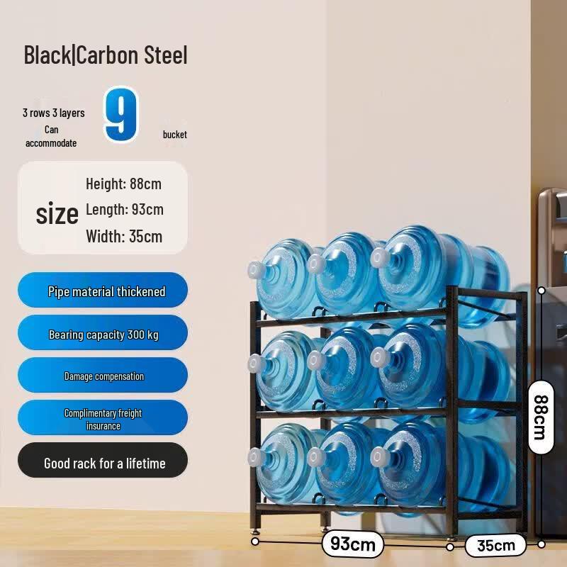 Floor-Standing Inverted Water Bottle Storage Rack